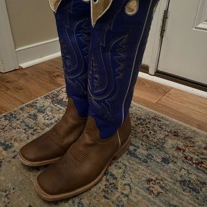 Rockin Leather Buckaroo Boots